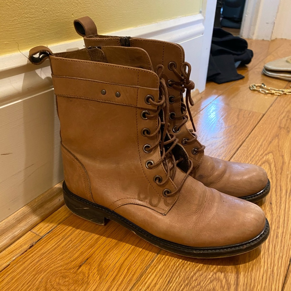 Brown Italian boots